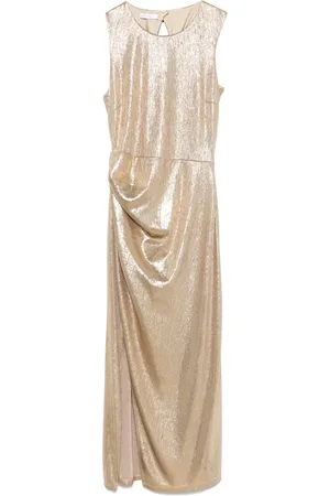 Patrizia Pepe Midikleid im Metallic-Look