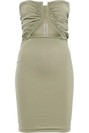 Rick Owens Jersey-Minikleid mit Krappendetail