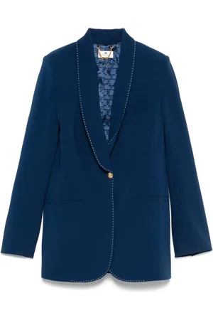 Elisabetta Franchi Krepp-Blazer mit Kontrastnähten