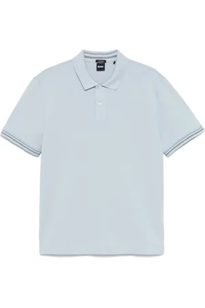 HUGO BOSS Poloshirt mit gestreiftem Detail