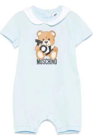 Moschino Strampler mit Teddy-Print