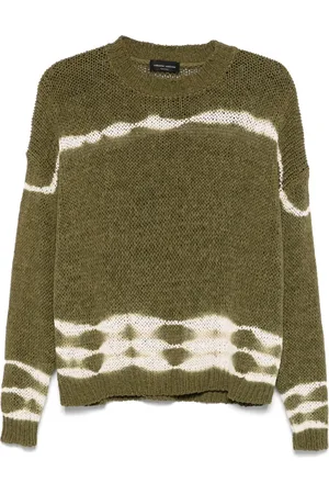 Roberto Collina Handgefärbter Batik-Pullover