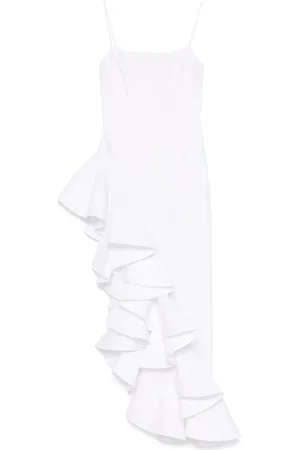 GIUSEPPE DI MORABITO Maxikleid mit Rüschen