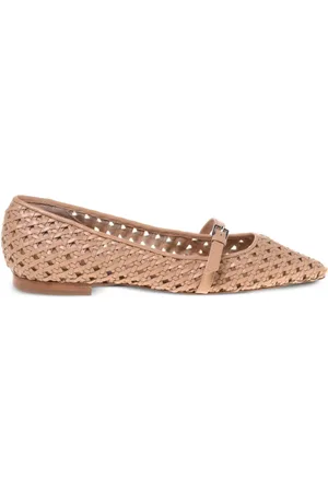 Alberta Ferretti Gewebte Ballerinas