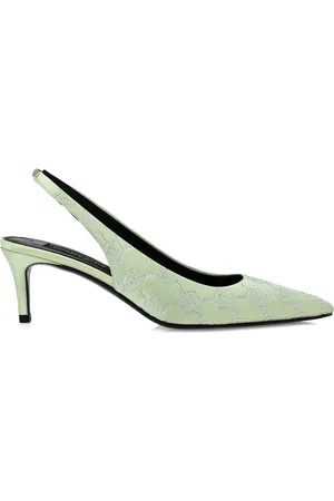 Philipp Plein Slingback-Pumps mit Strass-Monogramm 55mm