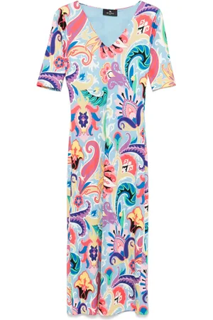 Etro Midikleid mit Paisleymuster