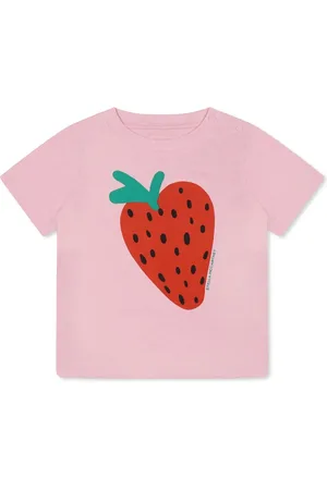 Stella McCartney T-Shirt mit Erdbeeren-Print