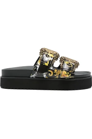 VERSACE Pantoletten mit Print