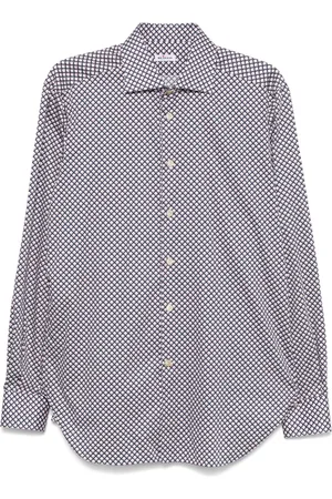 Kiton Hemd mit grafischem Print