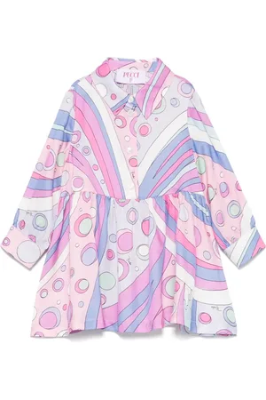PUCCI Junior Kleid mit Fontane-Print