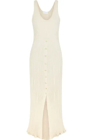 Paco rabanne Maxikleid aus geripptem Strick
