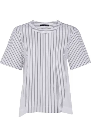 High Gestreifte Bluse