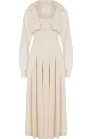 Alberta Ferretti Maxikleid im Layering-Look