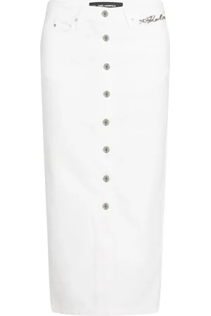 Karl Lagerfeld Midirock aus Denim