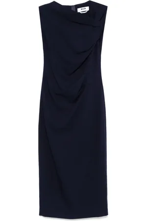 Msgm Drapiertes Midikleid