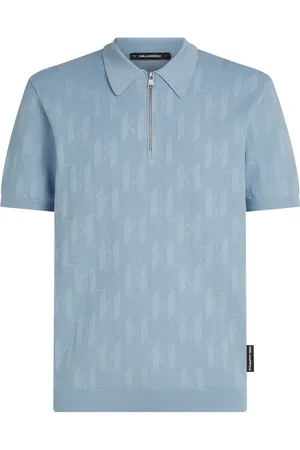 Karl Lagerfeld Poloshirt mit Monogramm