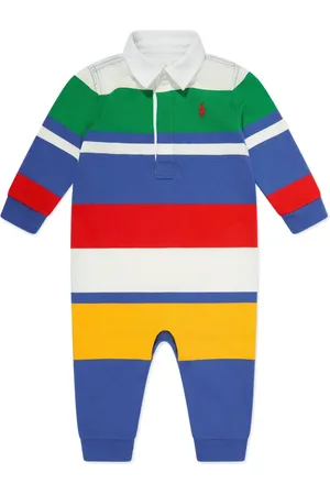Ralph Lauren Strampler mit Poloshirtkragen