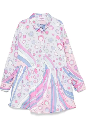 PUCCI Junior Kleid mit Iride-Print