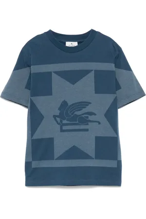 Etro T-Shirt mit Pegaso-Print