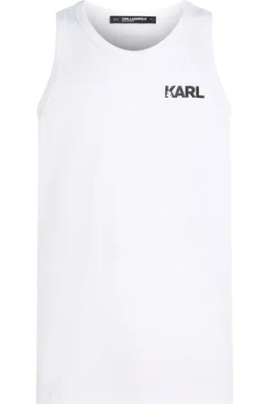 Karl Lagerfeld Trägershirt mit Logo-Print