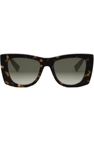 Bvlgari Sonnenbrille mit eckigem Gestell