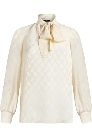 Etro Seidenbluse aus Paisley-Jacquard