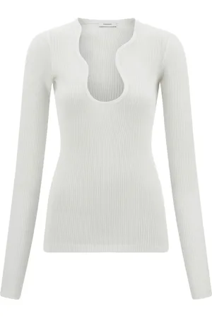 Salvatore Ferragamo Pullover mit geripptem Ausschnitt