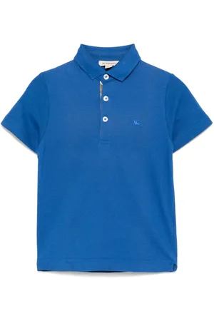 Burberry Poloshirt mit Logo-Stickerei