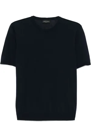 Roberto Collina Fein gestricktes T-Shirt
