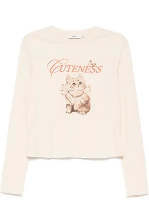 B+AB Langarmshirt mit grafischem Print