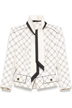 Elisabetta Franchi Kreppjacke mit Print