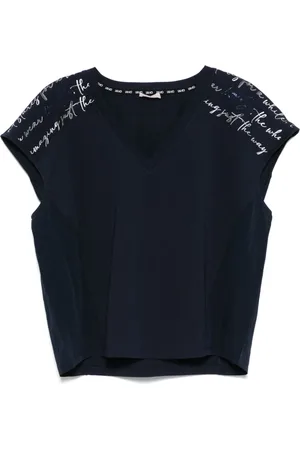 Liu Jo T-Shirt mit Kristallen