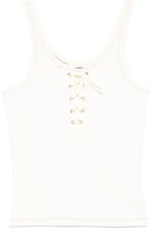 Sandro Geripptes Top