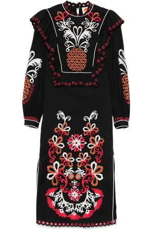 Farm Rio Cashew Mandala Richilieu Maxikleid