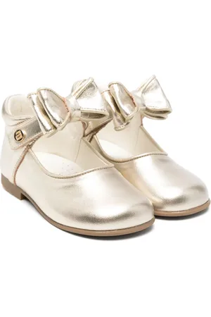 Andanines Ballerinas im Metallic-Look