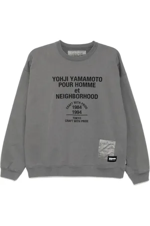 YOHJI YAMAMOTO X Neighborhood Sweatshirt mit Print