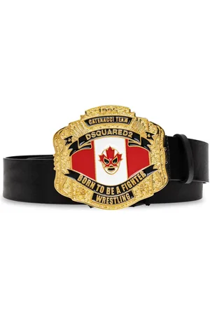 Dsquared2 Gürtel mit Wrestling-Schnalle