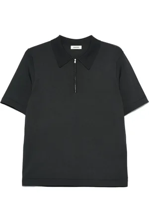 Sandro Fein gestricktes Poloshirt
