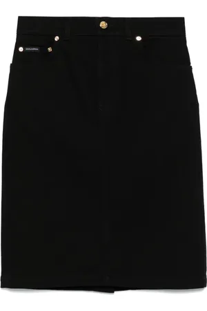Dolce & Gabbana Midirock aus Denim