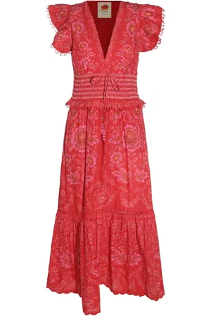 Farm Rio Maxikleid mit Blumen-Print