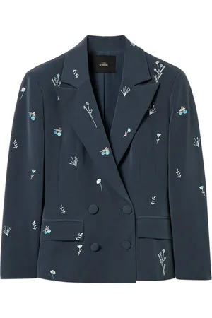 Twin-Set Blazer mit Blumenstickerei