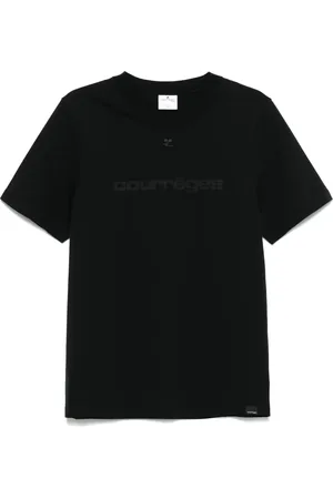 Courrèges T-Shirt mit Logo-Print
