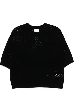 Allude Pullover mit Lochstrickmuster
