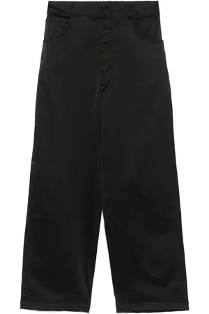 CORDERA Satinhose mit geradem Bein