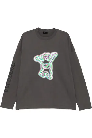 We11 Done T-Shirt mit Teddy-Print