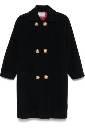 VERSACE 1980 doppelreihiger Mantel