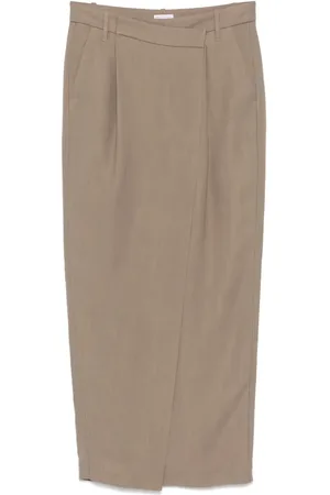 Brunello Cucinelli Asymmetrischer Midirock