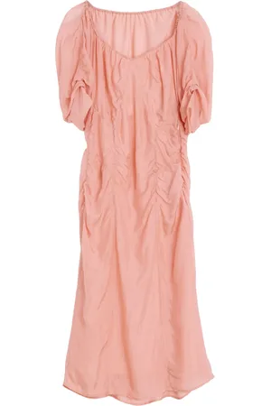 LEMAIRE Mittellanges Chiffonkleid