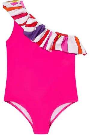PUCCI Junior Badeanzug mit Iride-Print