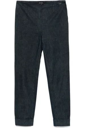 CHANEL 2000s Tapered-Jeans